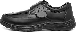 Bo Mens Easy Fasten Black Shoe