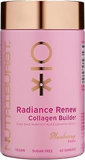 Vegan Collagen Revive Gummies - Biotin (100µg), Hyaluronic Acid (100mg) + Vitamin C (80mg) - Support Natural Collagen Production, Healthy Hair, Nails & Bones - 60 Gummies 1 Month Supply