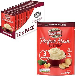 Idahoan Buttery Potato Mash Potatoes (Pack of 12)