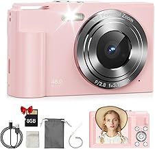 Digital Camera,COLALY Autofocus UHD 48MP Kids Camera with 8G SD Card,2,4'' Screen with 16X Digital Zoom Anti Shake,Mini Compact Portable for Kids Teenagers Beginners