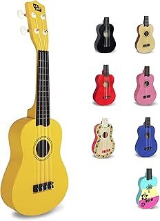 CB SKY 21" (53cm) Soprano Ukulele for Kids/Beginners - Yellow