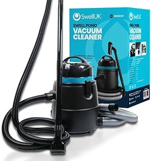 Swell UK Pond Vacuum Cleaner and Sludge Vac for Garden Fish Ponds. Include Three Nozzles