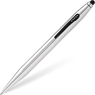 CROSS Tech2 Chrome Ballpoint Pen with Stylus incl. Premium Gift Box – Refillable Medium Ballpen