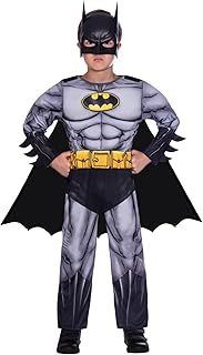 amscan (PKT) (Fix 3/3**(25) (9906058) Child Boys Batman Classic Costume (3-4yr) - (BL1238)