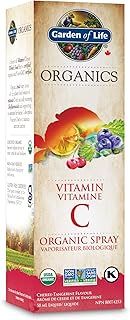 Garden of Life mykind Organics Vitamin C Organic Spray Cherry-Tangerine, 58 ml, (Pack of 1)