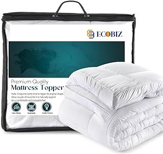 Luxury 3/4 Mattress Topper with Strong Straps - 10CM Thick, Small Double Size