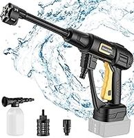 Nananuu Cordless Pressure Washer Gun for Makita (No Batterie), Battery Pressure Washer(21V, 20 Bar, High-Flow) 6-in-1 Multi-Spray Nozzle Cleaner with 5m Hose, for Garden, Car Washing, Floor Cleaning