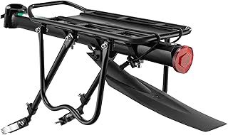 ROCKBROS Bicycle Pannier Rack Mountain Bike Pannier Rack Quick Release with Reflector 24-29 Inch With/without Mudguard Aluminium Alloy