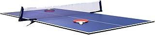 Charles Bentley Games Table, 6 Foot, Table Tennis, Ping Pong, Dining Table Top, Exercise, Net, Net Clips, Two Bats, Three Balls, Blue, Two Player (182x90x1.2cm)