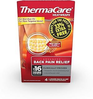 ThermaCare Lower Back Heat Wrap Pack of 4
