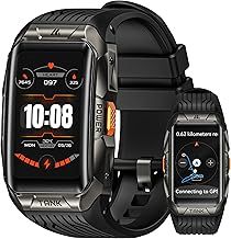 KOSPET TANK X2 Ultra Smart Watch with GPS, 50M Waterproof, Stainless Steel Body, 3D Curved Corning Gorilla Glass, Large Capacity Battery,1.64" AMOLED Display Pressure&Altitude&Compass