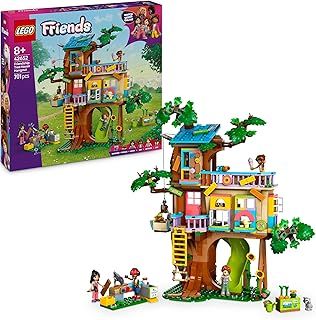LEGO Friends Friendship Tree House Hangout Set, Creative Toy with a Garden, 4 Mini doll Characters, Animal Figures and Food Accessories for Imaginative Play, Gift for 8 Plus Year Old Girls 42652