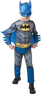 Rubie's Official Batman Comic Child's Classic Costume, Superhero Fancy Dress