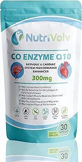 Co Enzyme Q10 300mg Heart & Brain Health Care | High Absorption Promo Pack | 30 Capsules