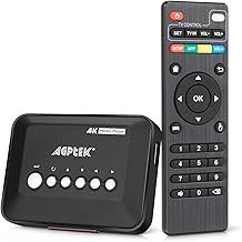 4K Media Player, AGPTEK HDMI 4K Digital Media Player with HDMI YPbPr Ports USB 2.0 HD SD MMC RMVB AVI MP3 Mpeg Divx MKV Black