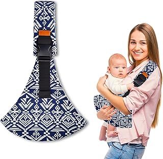 Toddler Carrier, Portable Toddler Sling Adjustable Baby Sling Carriers from Newborn Baby Wrap Carrier for Newborn, Infant, Toddler, 0-36 Months (Black)