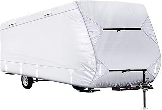 Caravan & Motorhome Cover PRO Premium 150D Tearproof Breathable RV Cover All Year Protection(19-21ft)