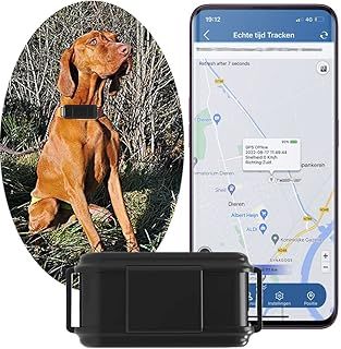 Dog Tracker Hound GPS Tracker 4G Waterproof GPS Dog Tracker Real Time Tracking with Sound/Light Alarm Dog GPS Tracker Collar Two-way Talk Function with Free App No Subscription 3000mah TK919