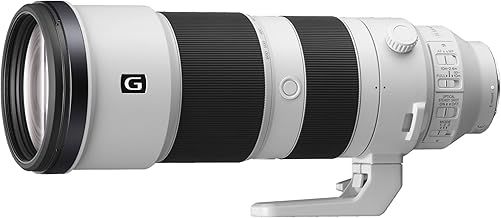 Sony SEL200600G High-Resolution Full Frame Super Telephoto Zoom G Lens with built in optical image stabilisation, SEL200600G.SYX