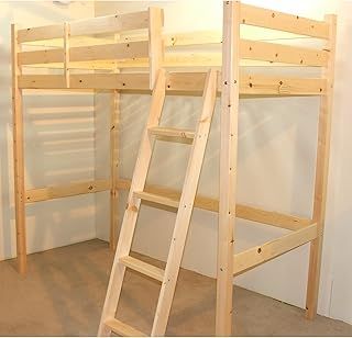 STRICTLY BEDS&BUNKS Celeste High Sleeper Loft Bunk Bed, 2ft 6 Single