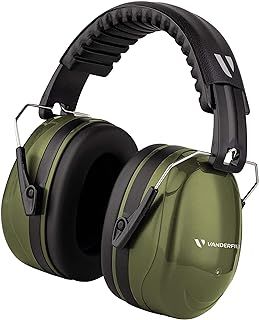 Vanderfields Ear Defenders Adults, 33dB Certified UKCA, Ear Protection for Work, Noise Cancelling Ear Defenders for Autism, DIY, Mowing, Construction, Shooting, Ear Protectors, Sensory Headphones