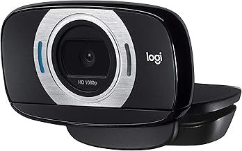 Logitech C615 Portable Webcam, Full HD 1080p/30fps, Widescreen Video Calling, Foldable, Light Correction, Autofocus, Noise Reduction, For Skype, FaceTime, Hangouts, PC/Mac/Laptop/Macbook/Tablet