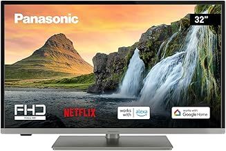 Panasonic TX-32MS360B, 32 Inch Full HD LED Smart TV, High Dynamic Range (HDR), Linux TV, Google Assistant & Amazon Alexa Support, USB Media Player, Wall-Mount Option, Black