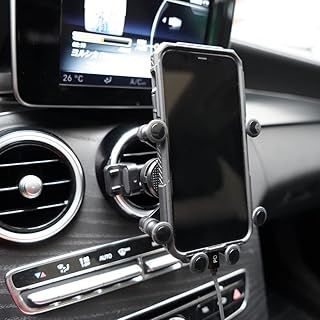 X-Rnio Car Phone Holder Mount Compatible with Mercedes Benz C-Class, E-Class,S-Class,B-Class,A-Class GLC/GLE/GLS/GLB/GLA-Class 2016-2023 & Mini Cooper, Mercedes Benz Accessories