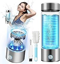 4.0 Upgrade Hydrogen Water Bottle with Brush【SGS Certification - 4000PPB】【NO.1 Double Hydrogen Content】Hydrogen Water Bottle with 2025 Advanced SPE PEM Technique, Applicable to Various Water