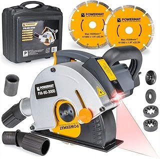 Electric Wall Chaser 3000w Laser Guided 150mm Disc/Hard Case + Accessories