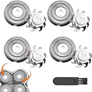 4 PCS Shaver Replacement Heads， Shaver Replacement Blade ，Compatible with Pitbull Gold Pro Series，Shaver Replacement Blades Compatible with Pitbull Skull