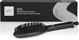 ghd Glide Smoothing Hot Brush - For Smooth, Glossy & Frizz-Free Results - For All Hair Types (UK Plug)