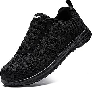 Safety Trainers Mens Steel Toe Cap Trainers Light Weight Anti Smashing Breathable Puncture Proof Comfortable Fashion Safety Shoes Work Trainers