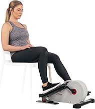 Sunny Health & Fitness Sitting Under Desk Elliptical Exerciser, Portable Pedal Training Machine for Senior Exercise, Peddler for Home Workout, Optional Free SunnyFit App & Magnetic