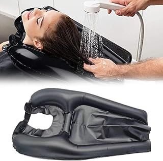 Inflatable Hair Wash Basin, Portable Hair Shampoo Basin Washing Tray Salon Equipment Beauty Mobile Wash Basin Inflatable, Aid for Disabled People Bedridden Seniors - Hair Washing Aid Children