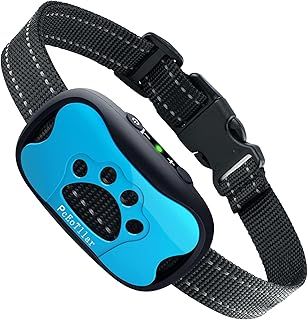 PcEoTllar Bark Collar, Anti Bark Collars for Dogs Rechargeable Dog Barking Collar with Vibration & Beep, Stop Dog Barking for Small Medium Large Dogs, Humane No Shock Collar for Dogs