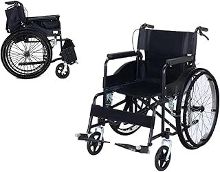 Foldable Wheelchair Lightweight 14 KG Folding Self Propelled Wheelchair Mobility Chair Foldable Footrest Double Break