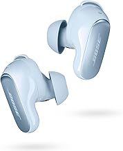 Bose QuietComfort Ultra Wireless Noise Cancelling In-Ear Earbuds, Bluetooth Noise Cancelling Earbuds with Spatial Audio and World-Class Noise Cancellation, Moonstone Blue - Limited Edition