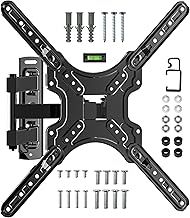 TV Wall Bracket For 24-55 Inch, Swivel and Tilt Corner Wall Mount, Universal Adjustable Extendable TV Bracket Holds up to 35 Kg, Max Vesa 400x400mm