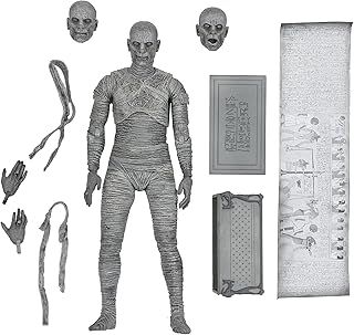 NECA - Universal Monsters Mummy 7 Ultimate Action Figure Black & White Version