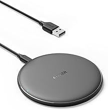 Anker Wireless Charger, PowerWave Pad for Samsung, Qi-Certified 10W Max for iPhone 13/13 Pro/12/11/SE 2020/AirPods/Galaxy S20 (No AC Adapter, Not Compatible with MagSafe Magnetic Charging)