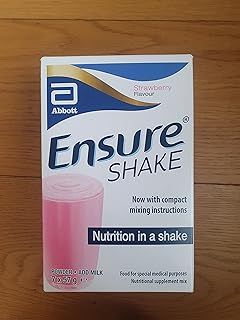 Ensure Shakes Sachets, Strawberry, 57 g, Pack of 7