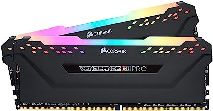 Corsair VENGEANCE RGB PRO DDR4 RAM 16GB (2x8GB) 3200MHz CL16 Intel XMP 2.0 iCUE Compatible Computer Memory - Black (CMW16GX4M2C3200C16)