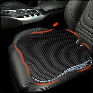 ZHOOGE Car Seat Cushion Pillow, Memory Foam Driver Seat Cushion Car Seat Pad, Car Wedge Seat Cushion for Office Chairs, Kitchen Chairs, Recliner, Car Seats (Black)