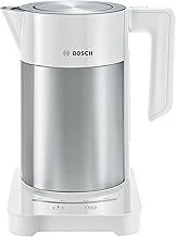 Bosch Sky TWK7201GB 7 Variable Temperature settings & KeepWarm function, Cordless Kettle, 1.7 Litres, White/Silver