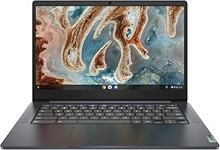 Lenovo IdeaPad 3 Chromebook 14 Inch Full HD Laptop (MediaTek MT8183, Integrated ARM Mali-G72 MP3 GPU, 4GB RAM, 64GB SSD, ChromeOS) - Abyss Blue