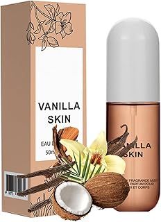 Vanilla Coconut Perfume,Vanilla Coconut Scent Hair & Body Mist, Long-Lasting Fragrance Spray 50ml Vanilla Coconut Hair and Body Perfume Spray for Women A very good Valentine's Day gift