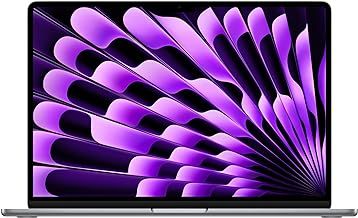 Apple 2024 MacBook Air 15-inch Laptop with M3 chip: 15.3-inch Liquid Retina Display, 16GB Unified Memory, 512GB SSD Storage, Backlit Keyboard, 1080p FaceTime HD Camera, Touch ID; Space Grey