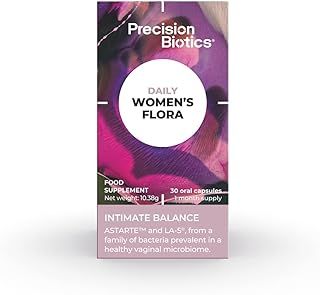 Daily Women's Flora - Probiotics for women - with unique ASTARTE and LA-5 Bacterial Culture Strains - 30 Oral Capsules