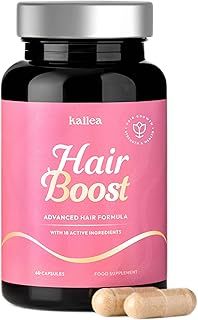 18-in-1 Hair Growth Supplement & DHT Blocker | Collagen, Biotin, Hyaluronic Acid, Nettle + 14 Active Ingredients | Supports Longer, Stronger Hair & Reduces Hair Loss